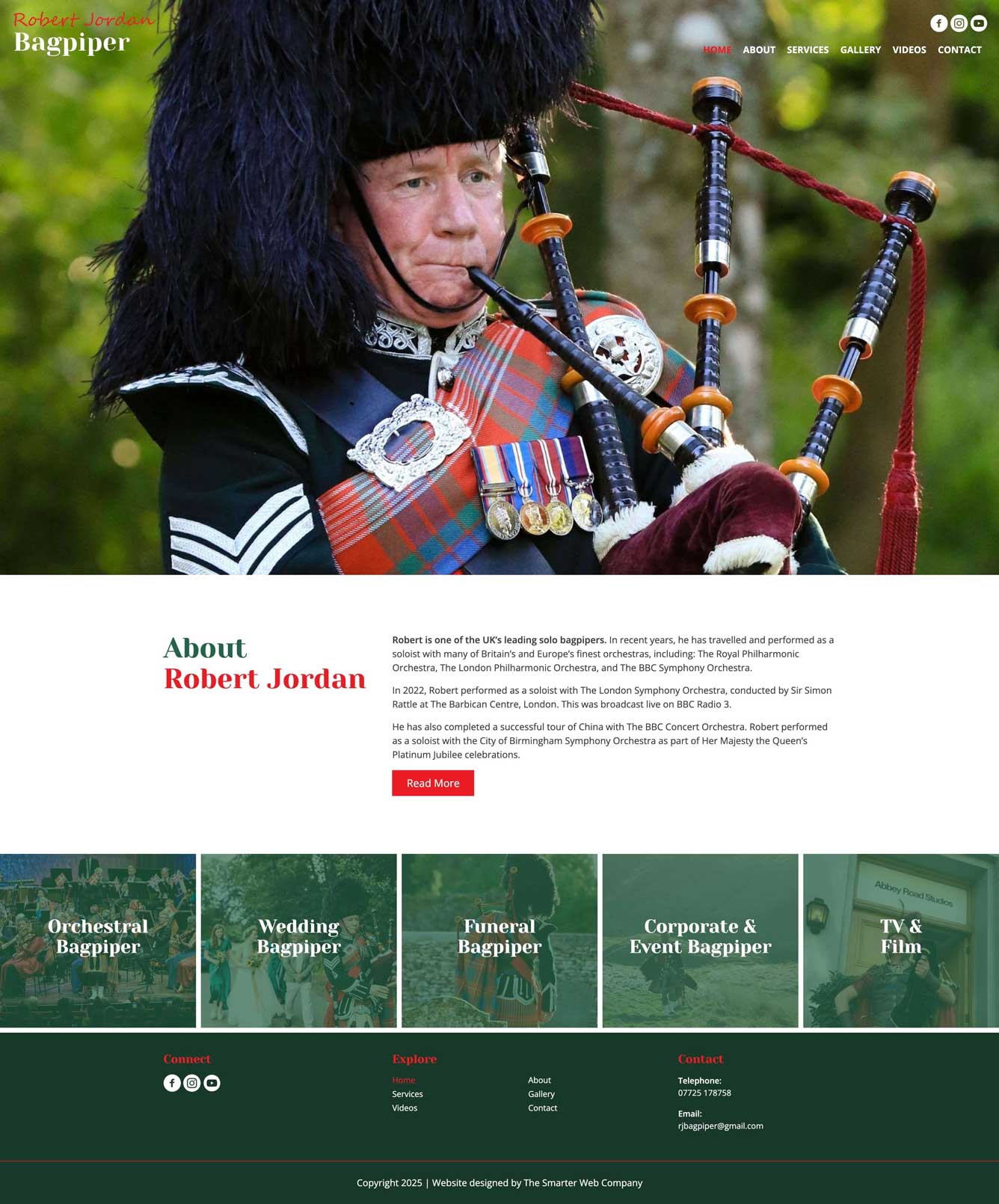 Robert Jordan Bagpiper